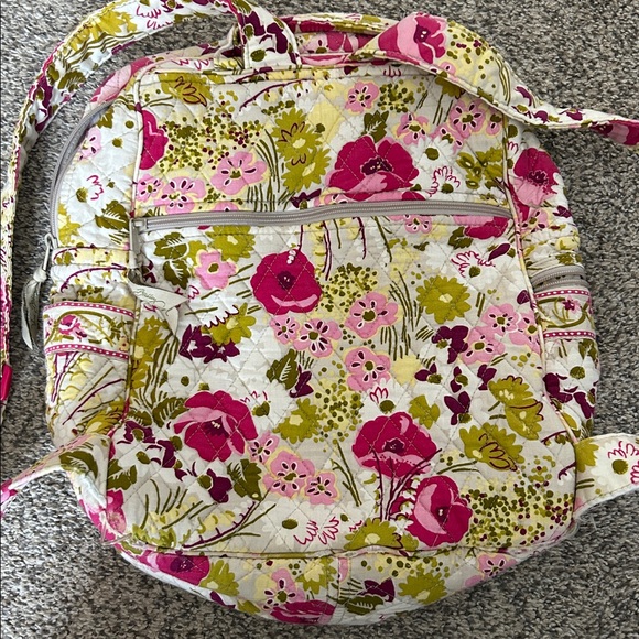 Vera Bradley Floral Quilted Backpack - Picture 8 of 14